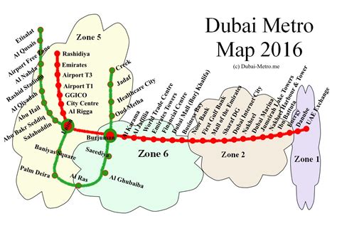 Dubai Metro Map