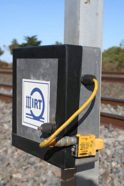 Rail Geelong - Gallery - Closeup of the train detector for the Wheel Impact Load Detector