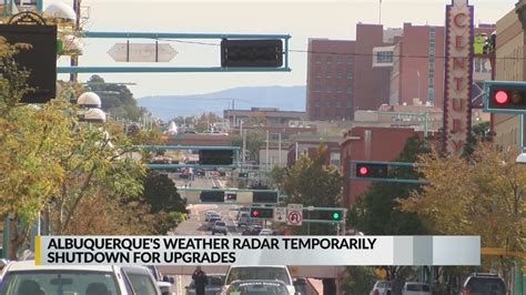 Albuquerque weather radar temporarily shutdown for upgrades