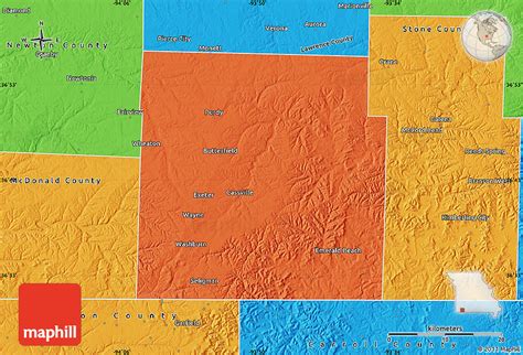 Political Map of Barry County