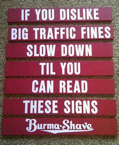 48 Burma Shave Signs Vintage ideas | burma, shaving, signs