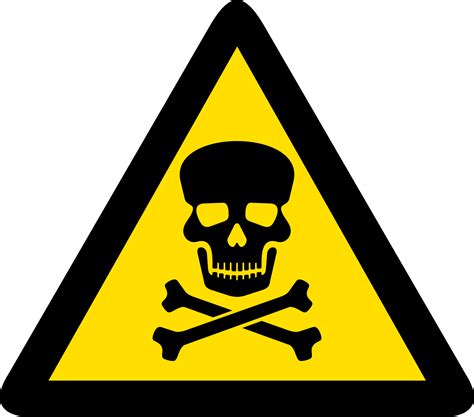 Png danger sign with skull symbol 8513556 PNG