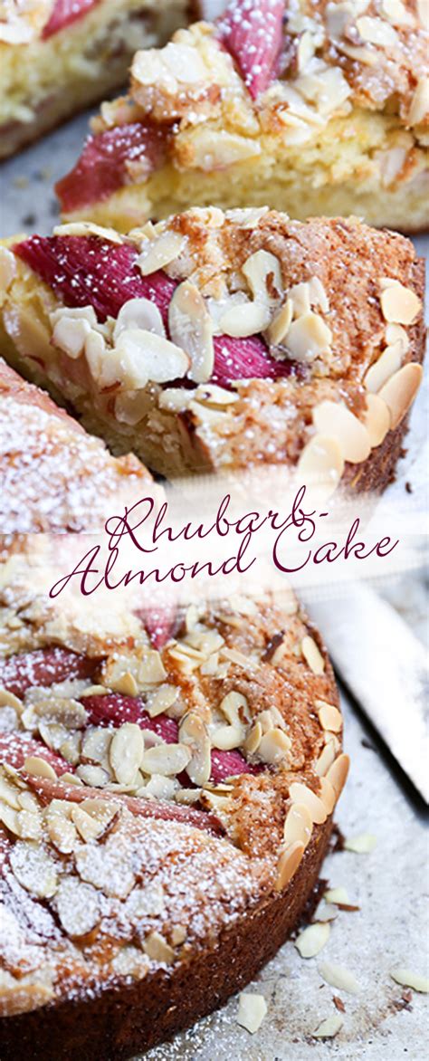 Rhubarb-Almond Cake - RF chicken