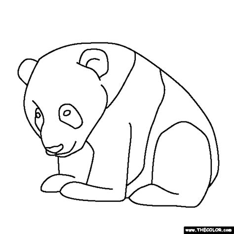 Panda Line Drawing at GetDrawings | Free download