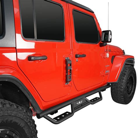 Jeep JL Side Steps Running Boards Nerf Bars for 2018-2021 Jeep Wrangler ...