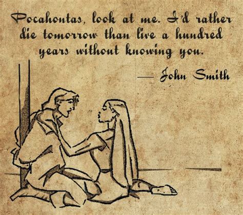 Pocahontas And John Smith Quotes