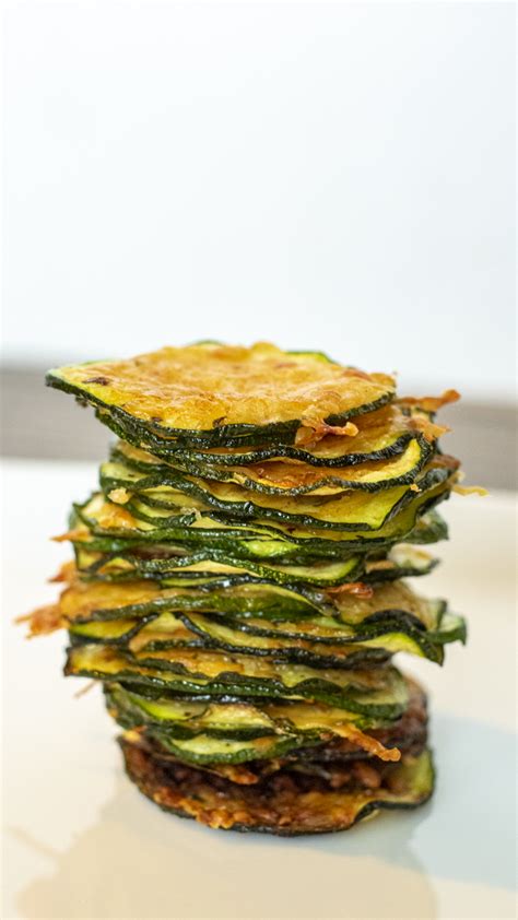 Keto Parmesan Zucchini Chips – Chef Shamy