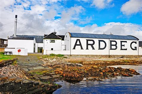 Ardbeg distillery shot from the coast. Worth dropping in for the tours. : Scotch