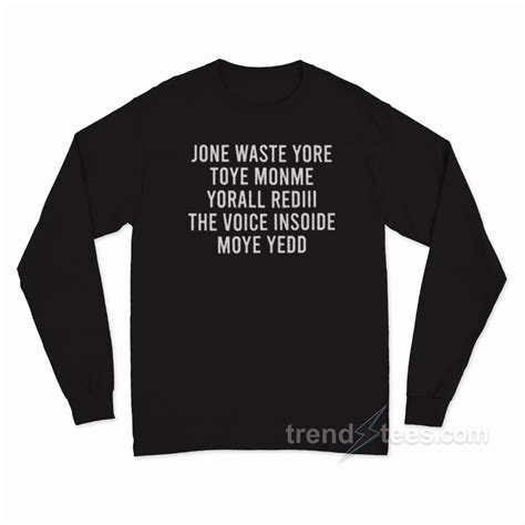 Funny Blink 182 I Miss You Lyrics Long Sleeve Shirt - Trendstees.com