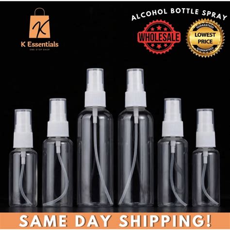 WHOLESALE Alcohol Spray PET Bottles | Shopee Philippines