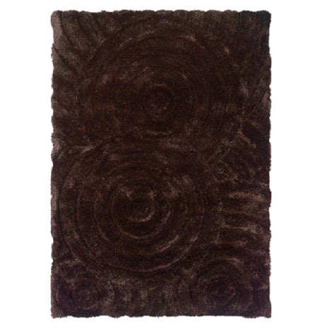 Linon Home Decor Links Collection Chocolate 5 ft. x 7 ft. Indoor Area ...