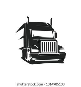 Semi Truck Logo : image vectorielle de stock (libre de droits) 1314985133 | Shutterstock