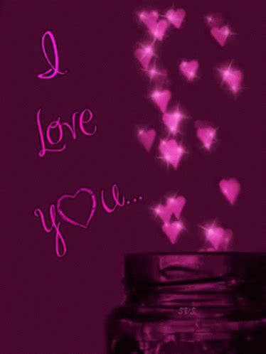 Purple ILove You GIF - Purple ILoveYou Hearts - Discover & Share GIFs