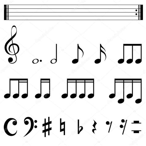 Pictures: music notes symbols and meanings | Standard music notation ...