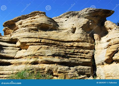 Sandstone cliffs stock image. Image of sandstones, attraction - 5839397