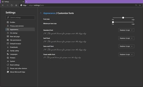 Improve font appearance effectiveness in Edge - Microsoft Community Hub