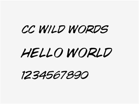 Wild Words Font Free Download - Fonts Empire