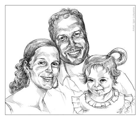 Drawing a Family Portrait