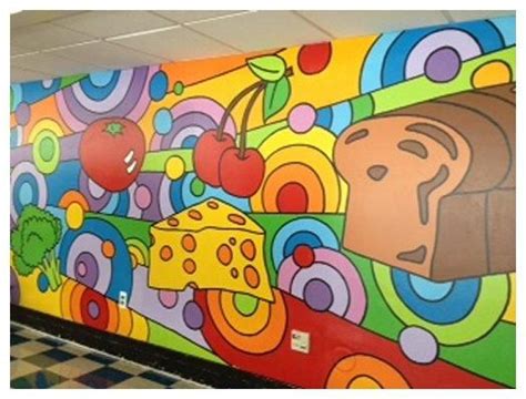 15 Incredible Cafeterias You Wish You Had In Your School | School painting, School murals ...