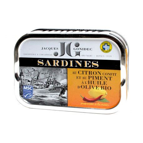 Sardines with preserved lemon and chilli