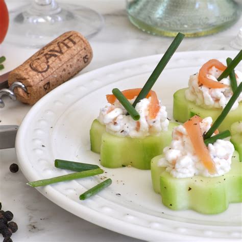 Cooking with Manuela: Smoked Salmon Mousse Cucumber Bites