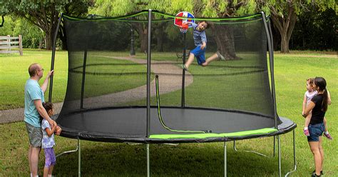 Jump King 14-Foot Trampoline w/ Basketball Hoop Only $159 | Walmart In ...