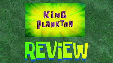 SpongeBob: King Plankton Review - YouTube