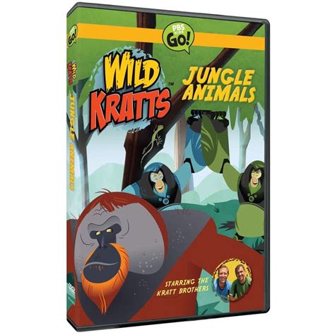 The Official PBS KIDS Shop | Wild Kratts Jungle Animals DVD | Wild kratts, Jungle animals, Pbs kids