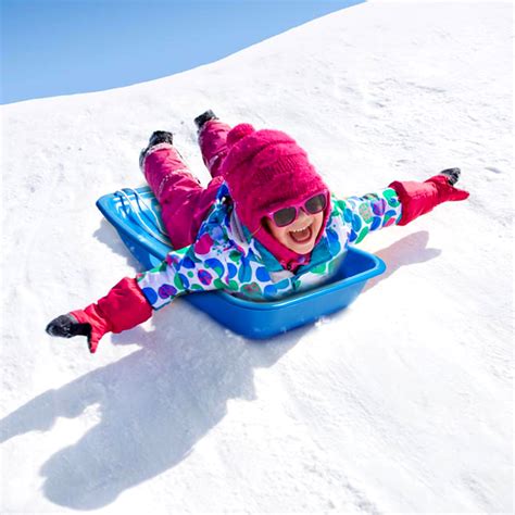Thicken Kids Adult Snow Sled Sledge Ski Board Sleigh Outdoor Sand ...