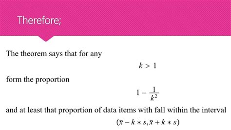 Chebyshev's Theorem