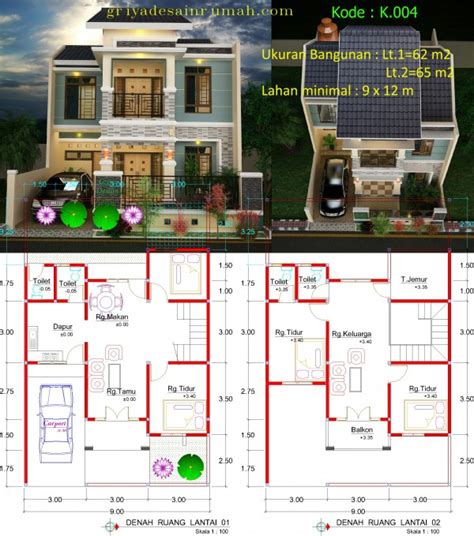 Desain Rumah Minimalis Mewah 2 Lantai | Jasa Desain Rumah