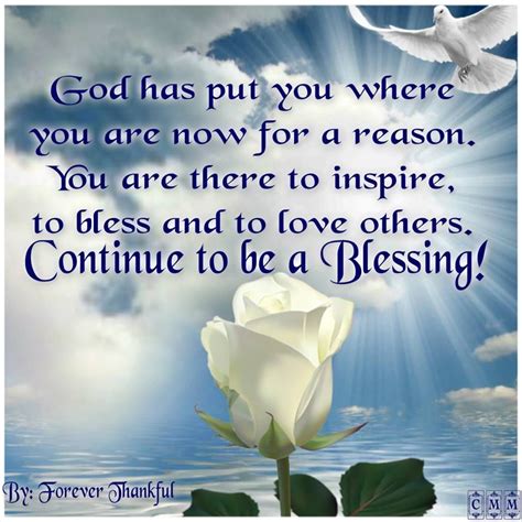 God has put you where you are now for a reason. You are there to inspire... | Spiritual words ...