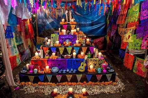 Celebrating Day of the Dead Festival at Xcaret in Mexico