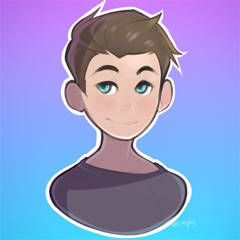 Self Portrait for my youtube channel's profile pic by Lucaslikesdrawing ...