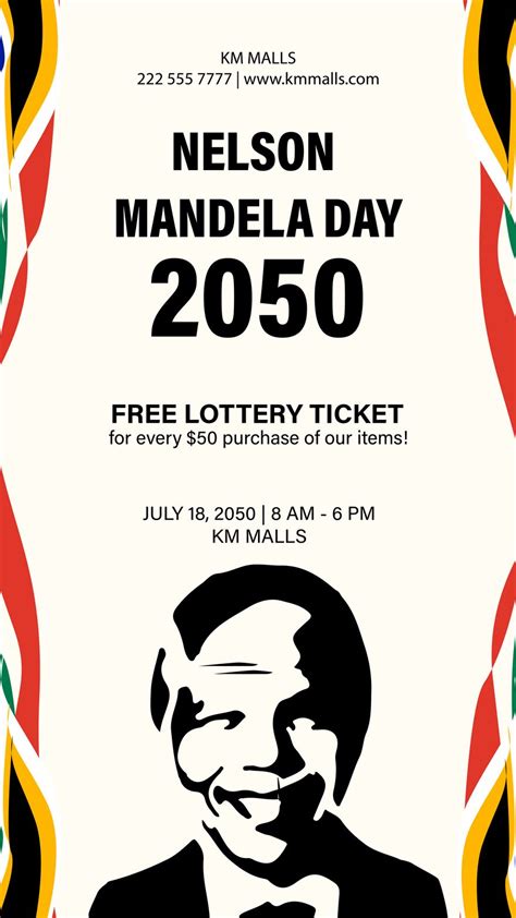 Nelson Mandela International Day Flyer Background in EPS, Illustrator, JPG, PSD, PNG, PDF, SVG ...