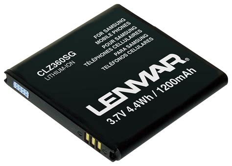 Lenmar Lithium-Ion Battery for Most Samsung Mobile Phones Clz360sg ...