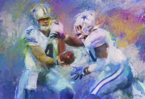 Sports Artist Mark Trubisky's Sports Art Paintings