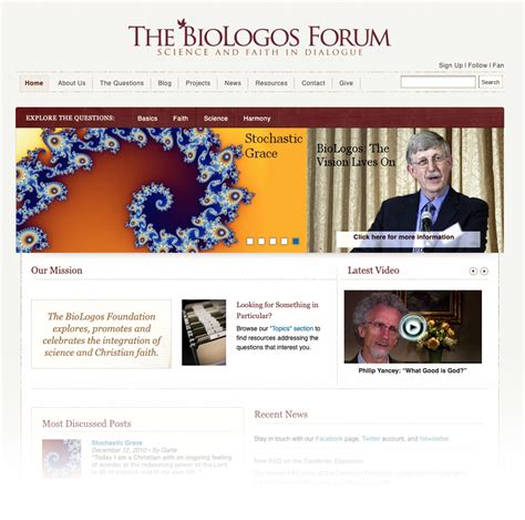 Then and Now: Evolution of the BioLogos Website - Articles - BioLogos