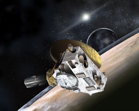 Image of the New Horizons Pluto Kuiper Belt Flyby spacecraft