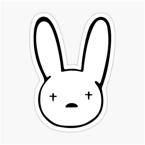 Bad Bunny Stickers For Sale | Bunny tattoos, Bunny wallpaper, Bunny logo