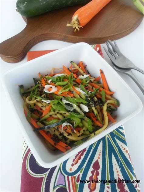 Easy Cucumber Kimchi Salad - The Organic Dietitian