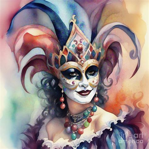 Carnival Jester - 02624 Digital Art by Philip Preston - Fine Art America