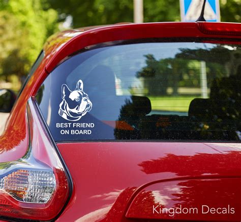 Custom Dog Decal Vinyl Car Sticker Dog Lover Dog Dad | Etsy