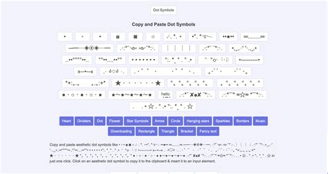 dot symbols Copy Paste Symbols, Dot Symbol, Text Symbols, Copy Text, Triangle, Dots, Save ...