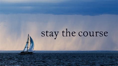 Stay the course! – St. Paul School Website