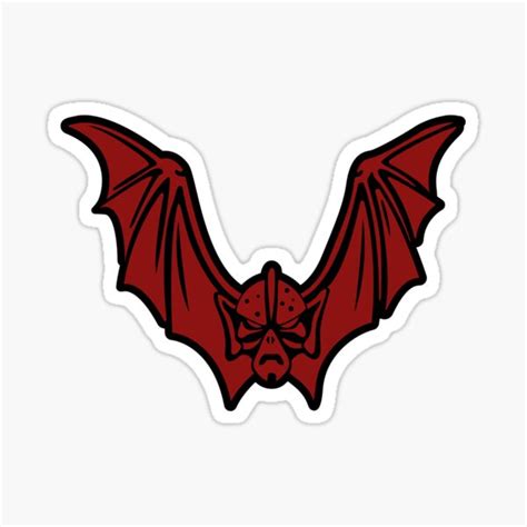 "Evil Vampire Bat" Sticker for Sale by nickdoobs | Redbubble