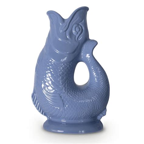 Wade Ceramics Extra Large Gluggle Jug - Blue | Glug Glug Jug | Gurgle ...