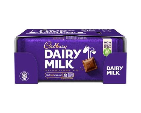 Cadbury Dairy Milk Bar 110g (Box of 21) | Cadbury Gifts