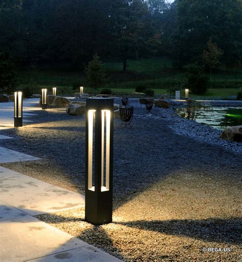 SQUARE BOLLARD; Designed for effective lighting of landscapes, pathways ...