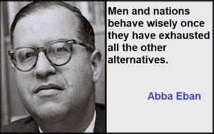 Motivational Abba Eban Quotes And Sayings - TIS Quotes